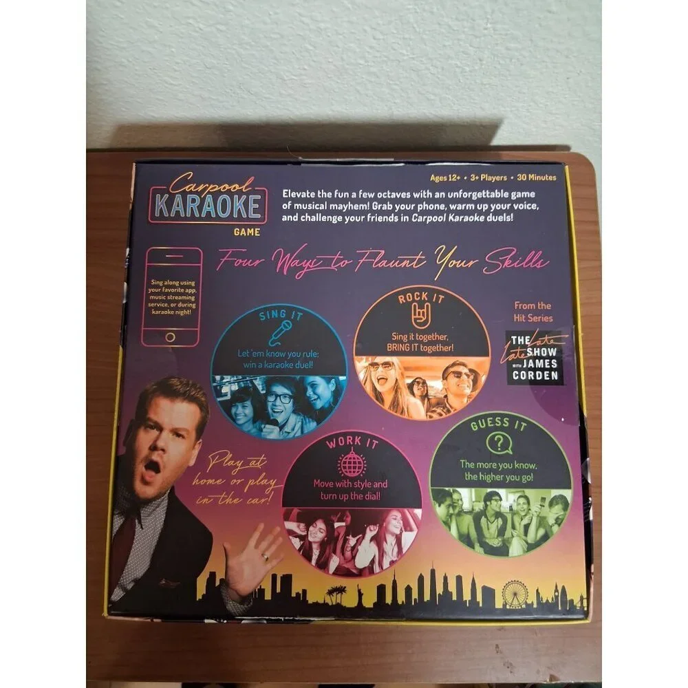 James Corden Carpool Karaoke Board Game